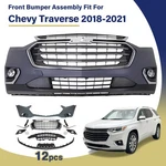 For 2018-2021 Chevy Traverse Front Bumper Cover Assembly Grille Lt Upgrade To. Fixed Price $335.99.