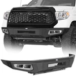Fit Toyota Tundra 2014-2021 Textured Steel Front Bumper W/led Light & Skid Plate. Fixed Price $499.09.