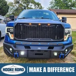 Hooke Road Full Width Front Bumper W/winch Plate & Hoop Ford F-150 2009-2014. Fixed Price $499.99.