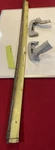 Mopar 1973 74 Dodge Challenger Left Center & Right Rear Body Bumper Filler Set. Fixed Price $65.00.