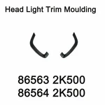 New Oem Front Head Light Trim Moulding 865632K500, 865642K500 For Kia Soul 12-13. Fixed Price $34.09.