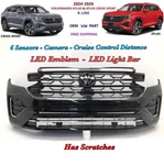 2024-2026 Vw Volkswagen Atlas & Cross Sport R-line Front Bumper Black Pearl #6. Fixed Price $1600.00.