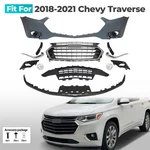 Front Bumper Cover Grille Assembly Set W/ Fog Light For 2018-2021 Chevy Traverse. Fixed Price $335.99.