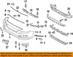Subaru Oem 17-23 Crosstrek Bumper Components-upper Seal 57735FL000. Fixed Price $17.90.
