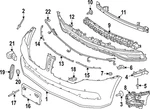 Genuine Ford Bumper Cover Rivet W710339S300. Fixed Price $8.50.