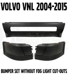 Volvo Vnl Truck Bumper Set Left Right Center Without No Fog Light Cut Hole. Fixed Price $400.00.