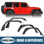 Hooke Road Front+rear Fender Flares W/led Lights For 2018-2026 Jeep Wrangler Jl. Fixed Price $599.50.
